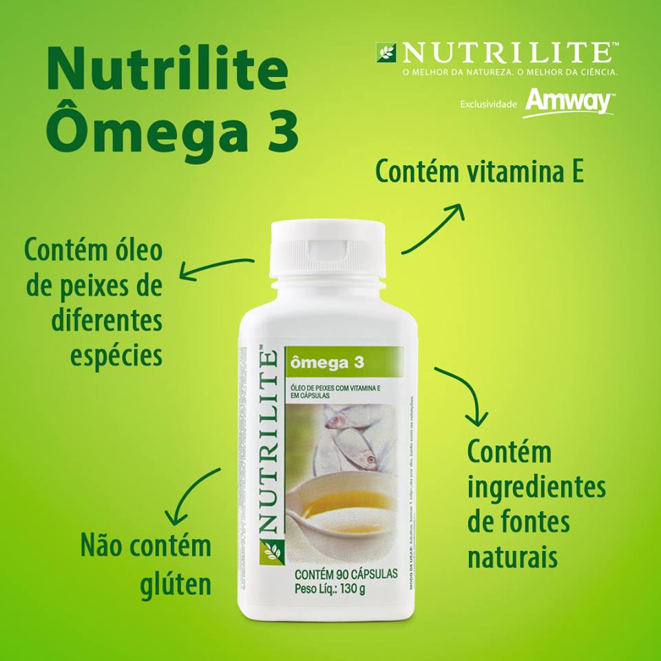 Amway do Brasil Omega3 Original é Nutrilite