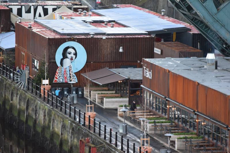 Photographs Of Newcastle Gateshead Quays Container Village