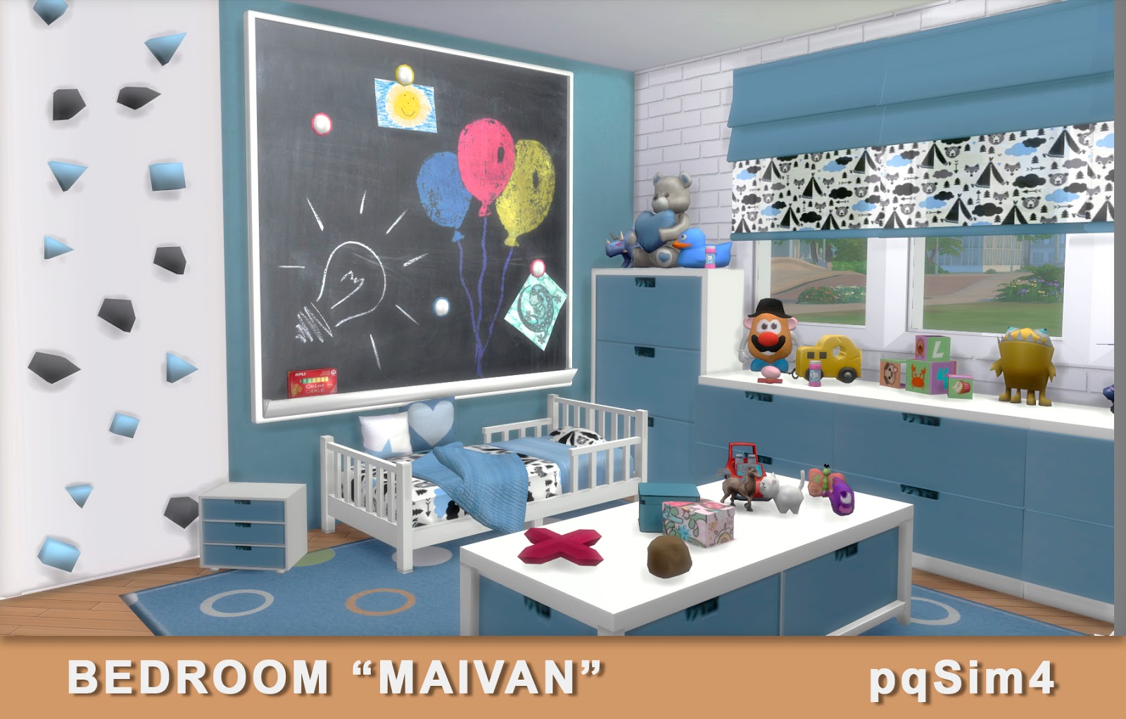 Dormitorio Maivan Sims 4 Custom Content