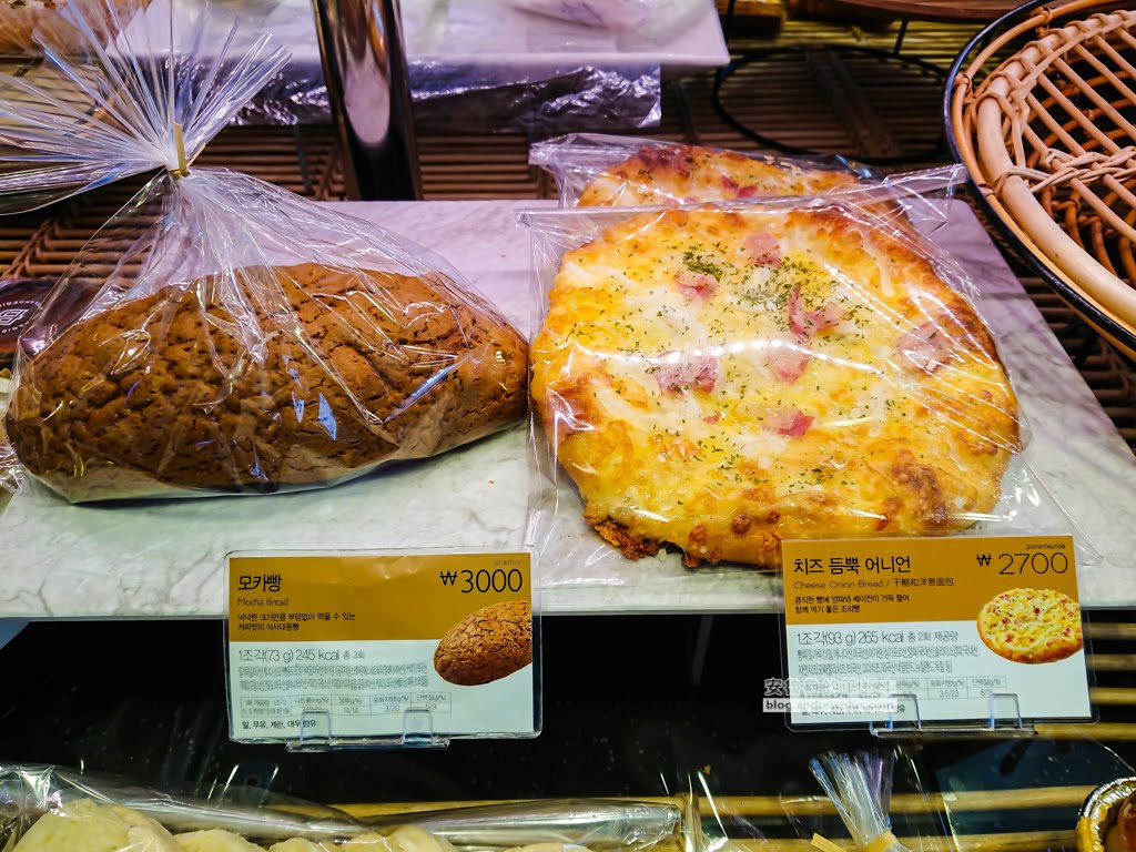 韓國釜山連鎖麵包店,parris baguette,韓國早餐,釜山早餐選擇