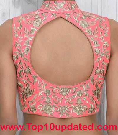 Top Ten Indian Back Side Blouse Fashion Styles Blouse Designs
