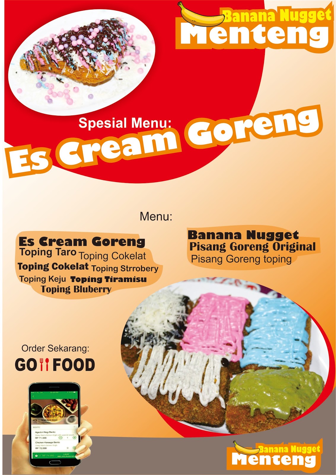 Contoh Banner Pisang Nugget