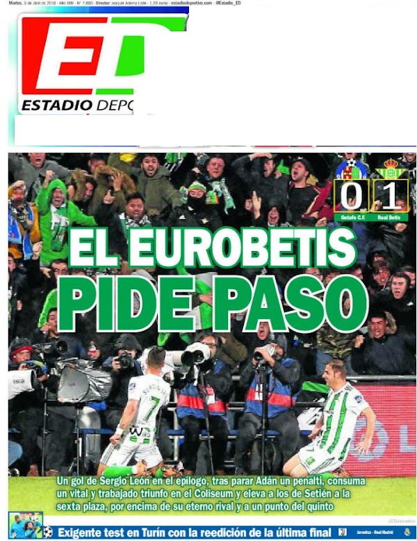Betis, Estadio Deportivo: "El EuroBetis pide paso"