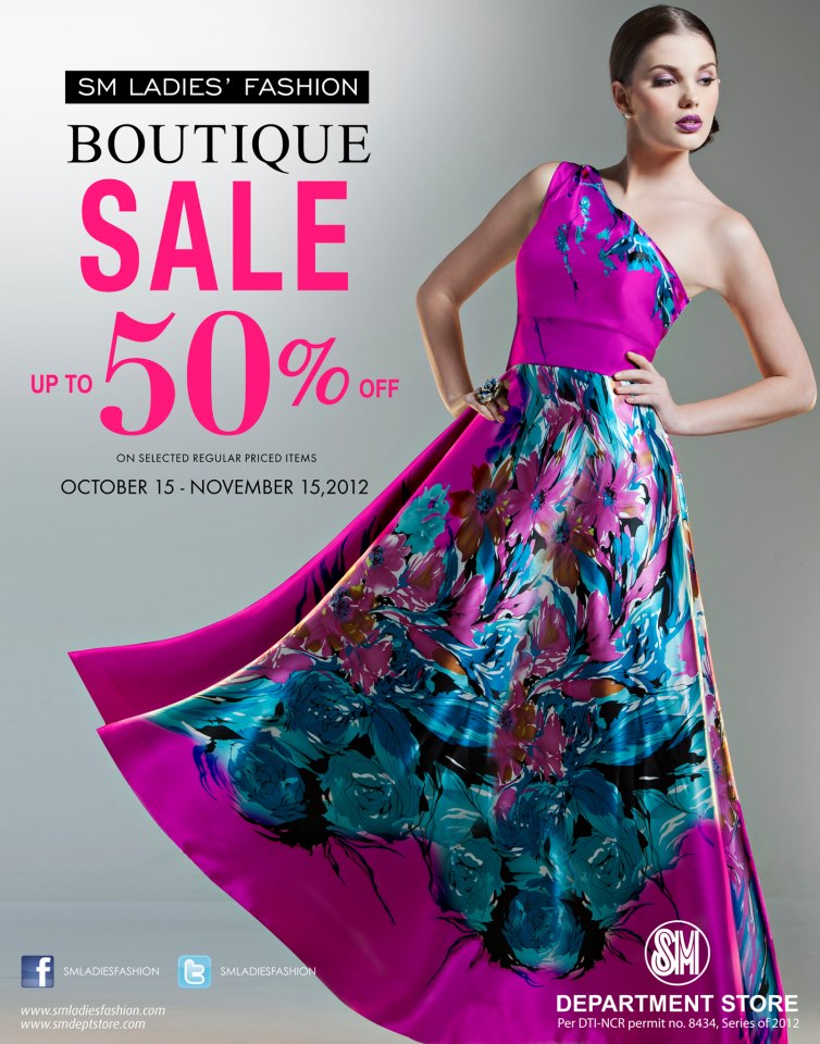 Manila Shopper: SM Boutique SALE: Oct-Nov 2012