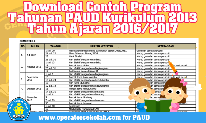 contoh program tahunan