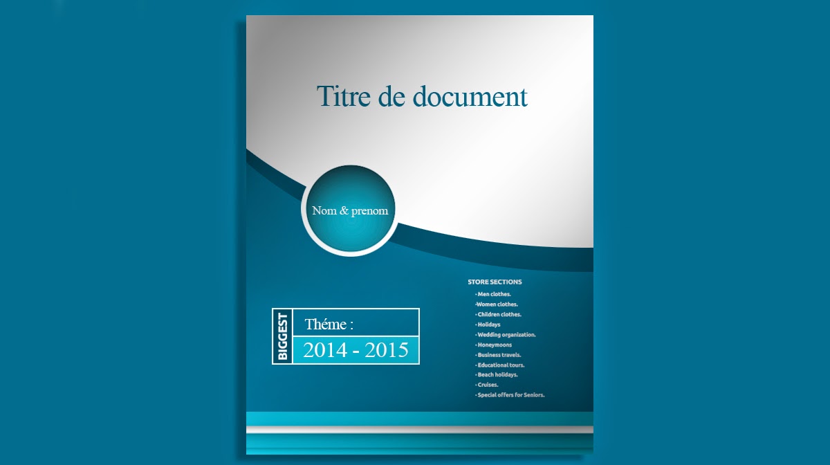 Telecharger Page De Garde Rapport De Stage www.stagepfe.com