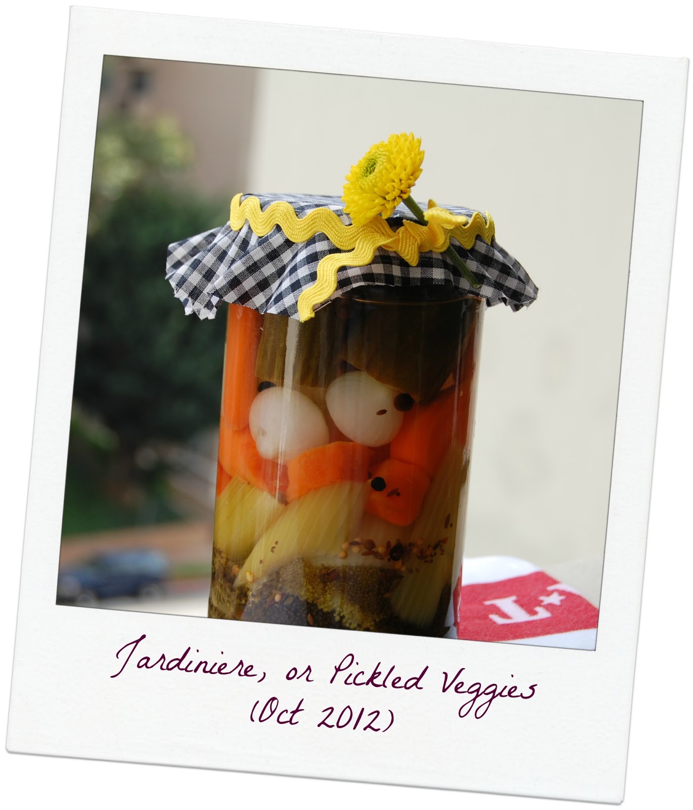 Living Lollie: Jardiniere, or Pickled Veggies