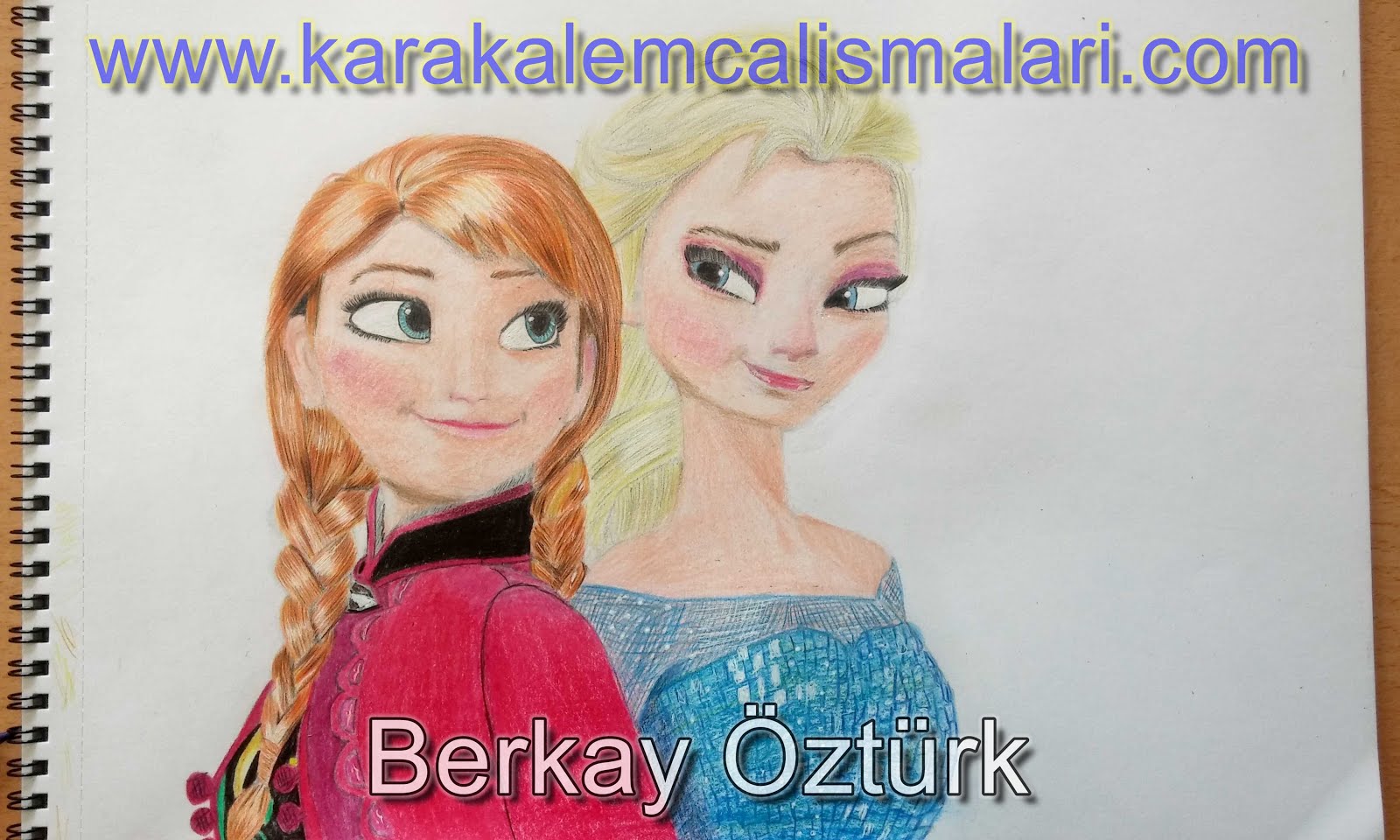 Renkli karakalem çalışmaları ve çizimleri Renkli karakalem çalışmaları ve çizimleri