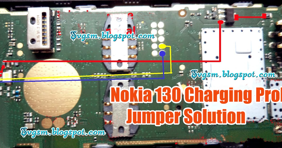 Nokia 130 Charging problem jumper solution SVGSM