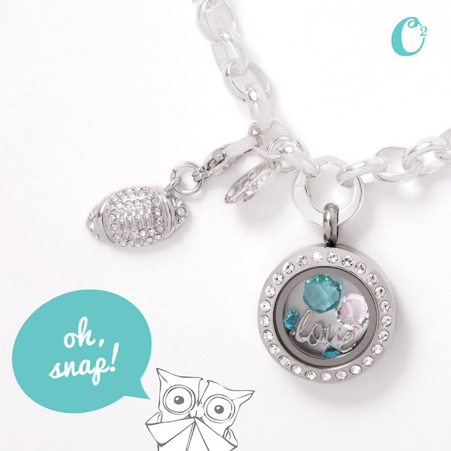  Origami Owl Football Collegiate Collection available at StoriedCharms.com