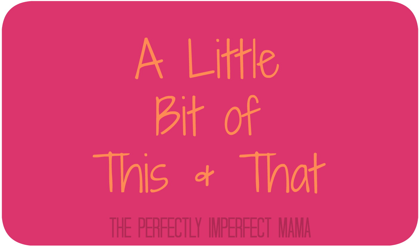 A LITTLE BIT OF THIS & THAT The Perfectly Imperfect Mama