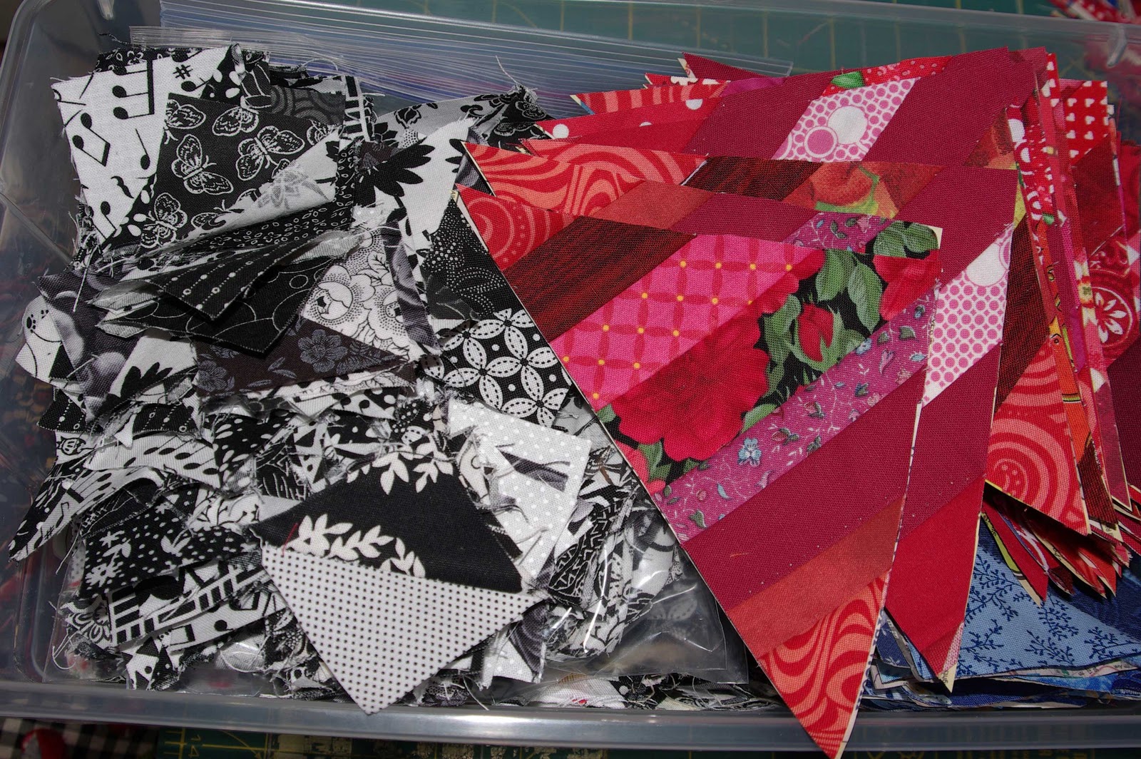 Sane, Crazy, Crumby Quilting What's Black and White and Red All Over?