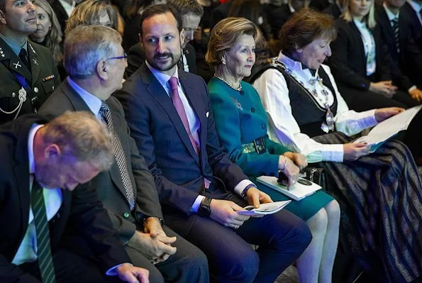 Queen Sonja and Crown Prince Haakon attended the opening of Oslo European Green Capital 2019 at Oslo City Hall