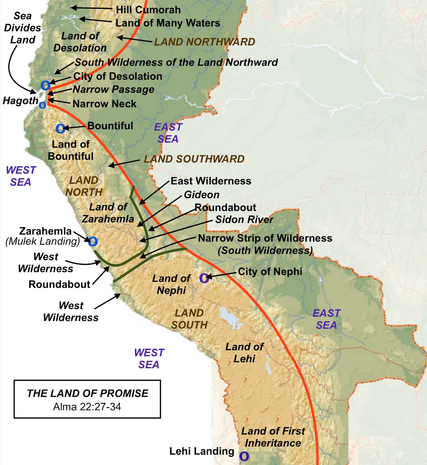 NephiCode Visual Map of Alma 222734 and Other Scriptural References Part I The Map