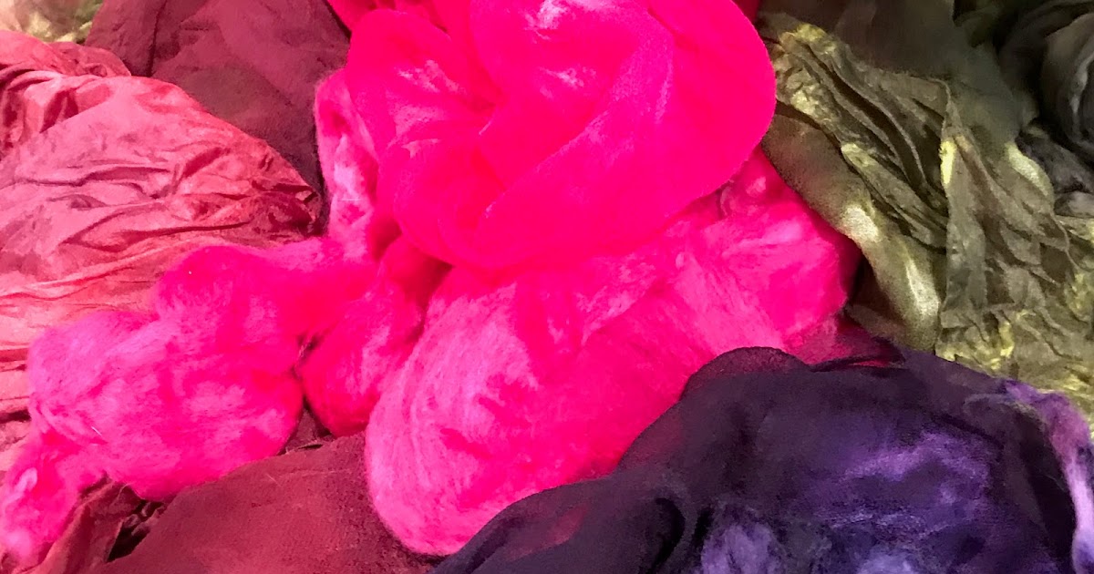 Studio 907 How to dye wool roving and silk using acid dyes