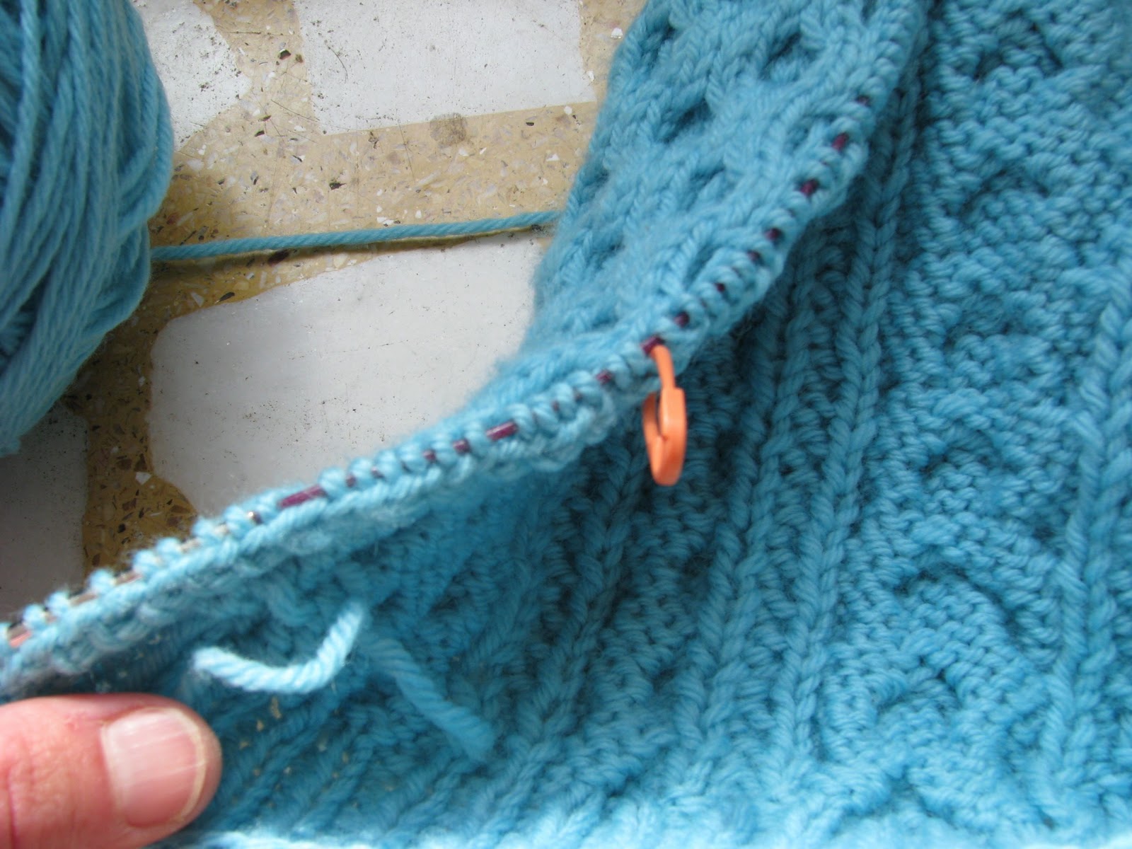 A Half Tutorial Garter Stitch Border