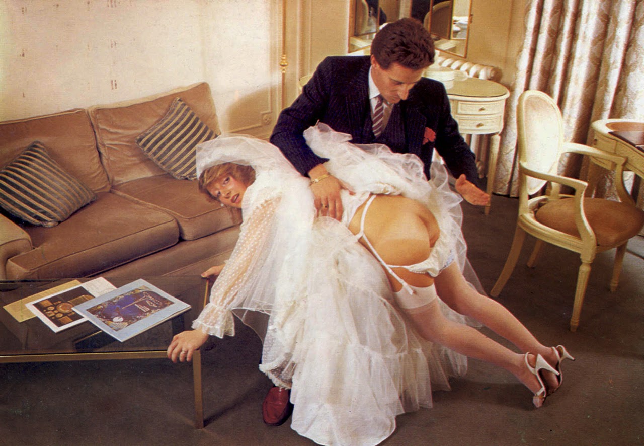 Slideshow bride spanking.