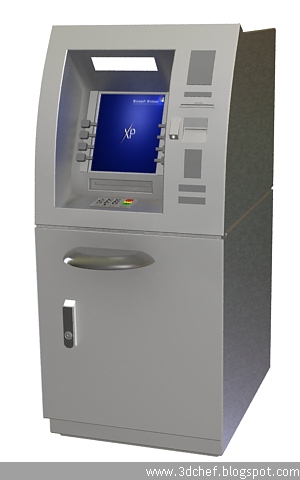 ATM machine 3d model free