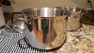 Momscook 8-Quart Classic Stainless Steel Covered Stockpot