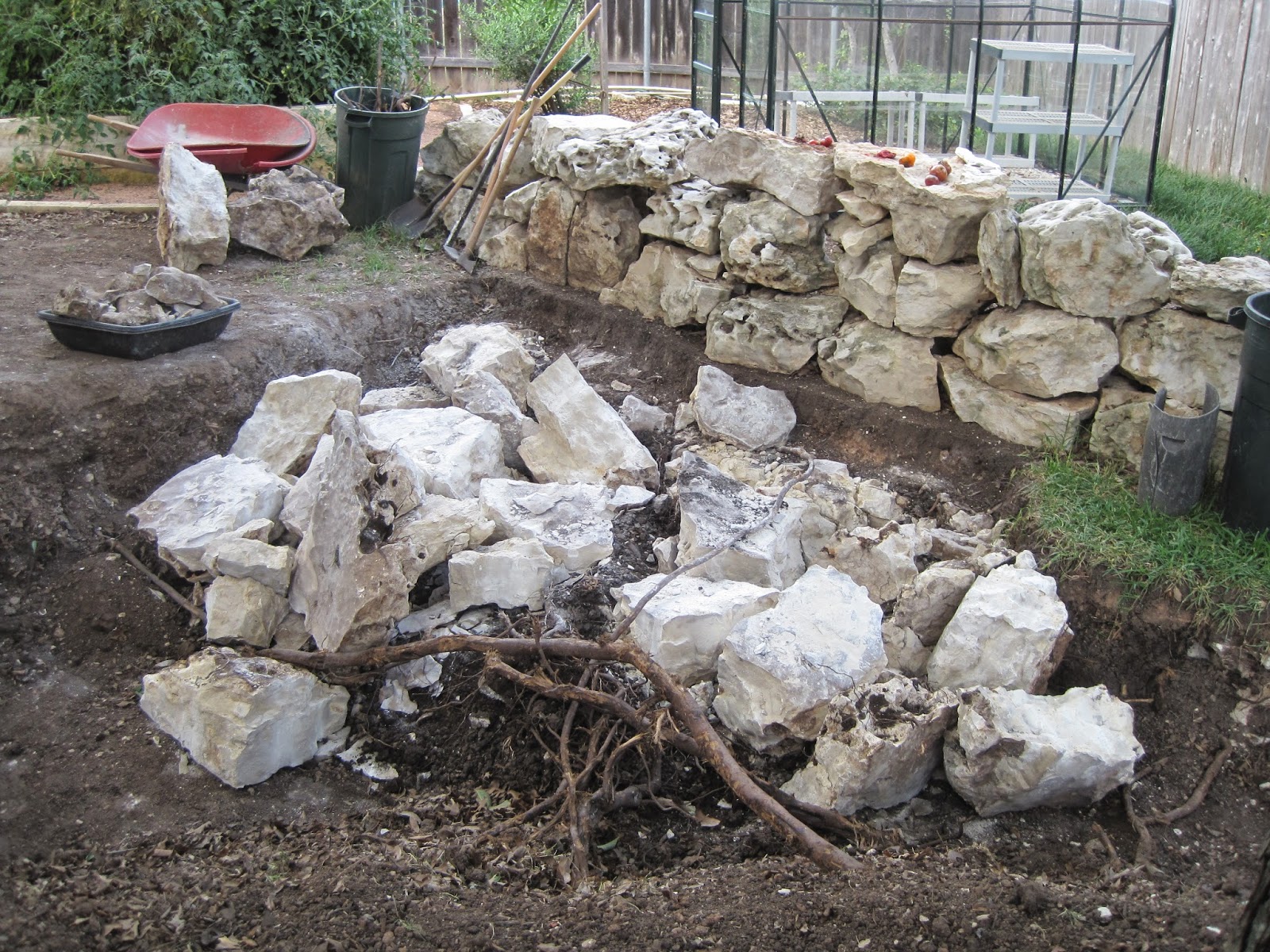 House Remodelling: Digging up the East Lawn, Part 2