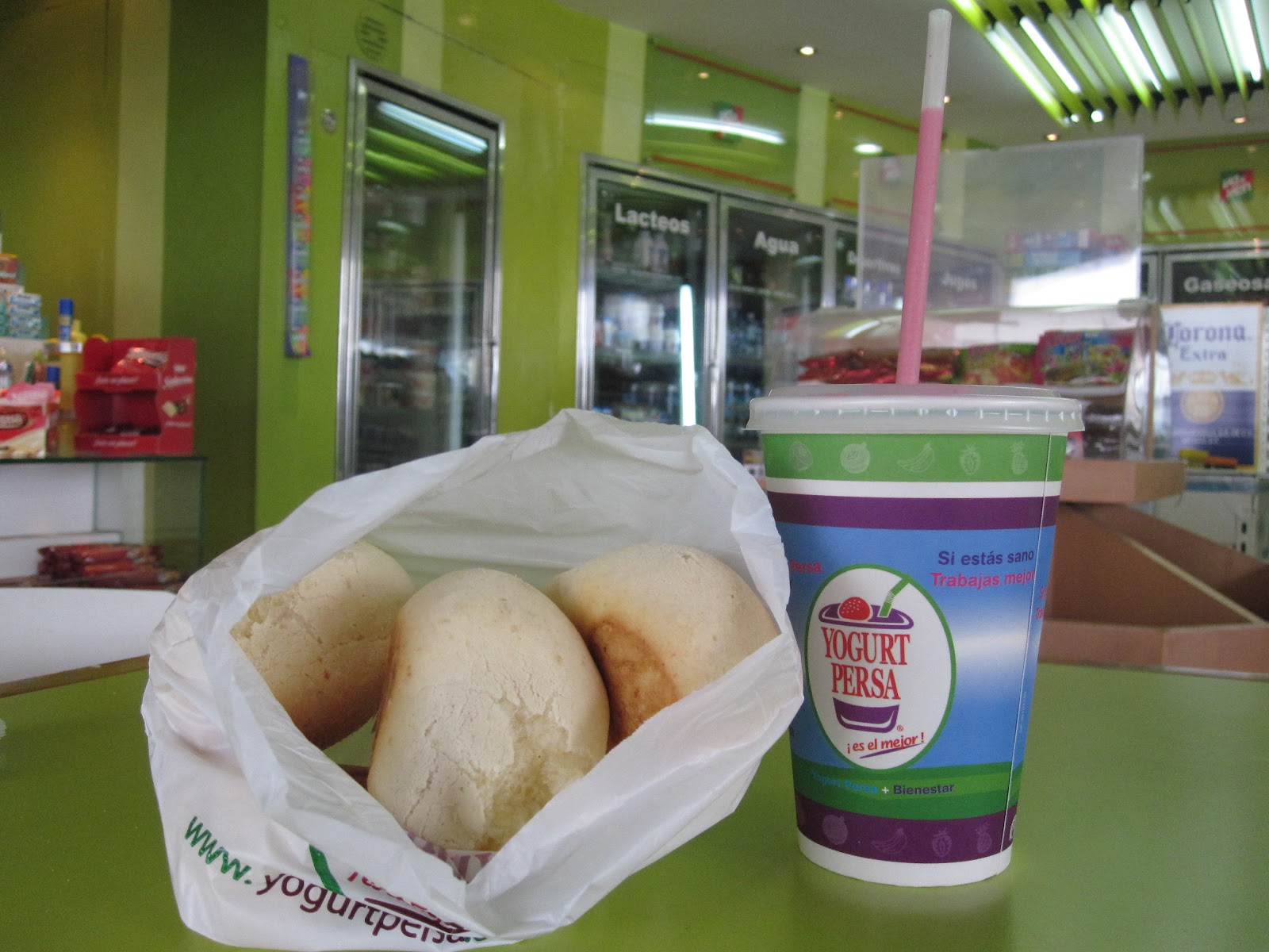 Jordan in Ecuador Pan de yuca