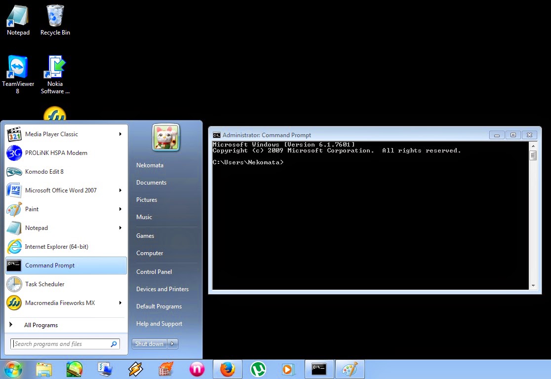 Command promt. Command promt