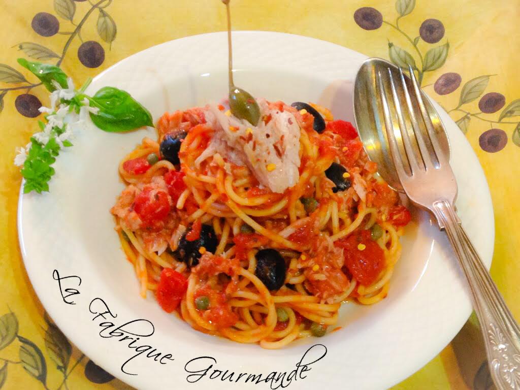 La Fabrique Gourmande Spaghetti al Tonno e Pomodoro Piccanti