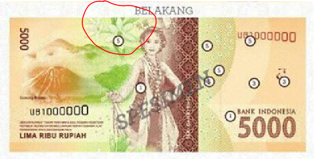 Bunga Khas Dan Pemandangan Alam Indonesia Di Kertas Uang Baru Tahun Emisi 2016 Aneiqbal