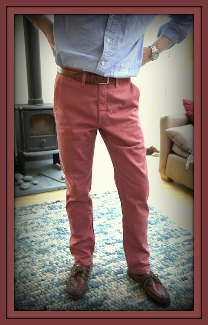 Can a middle aged man wear pink chinos? | Grey Fox