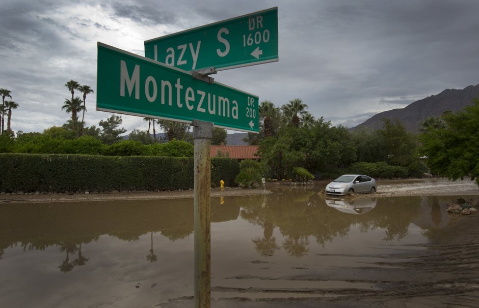 Borrego Springs Life Summer Flash Flood in Borrego Springs Several