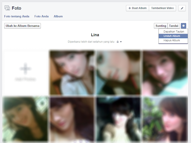 Cara Download Album Foto Facebook dengan Mudah