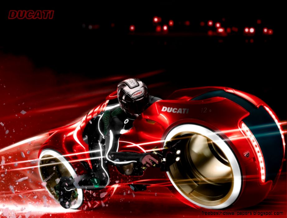 Tron Light Cycle Wallpaper