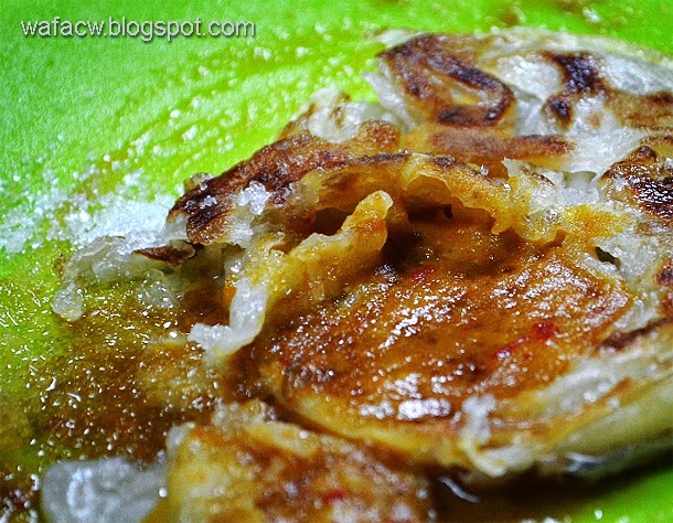 add a little bit sugar to the roti canai