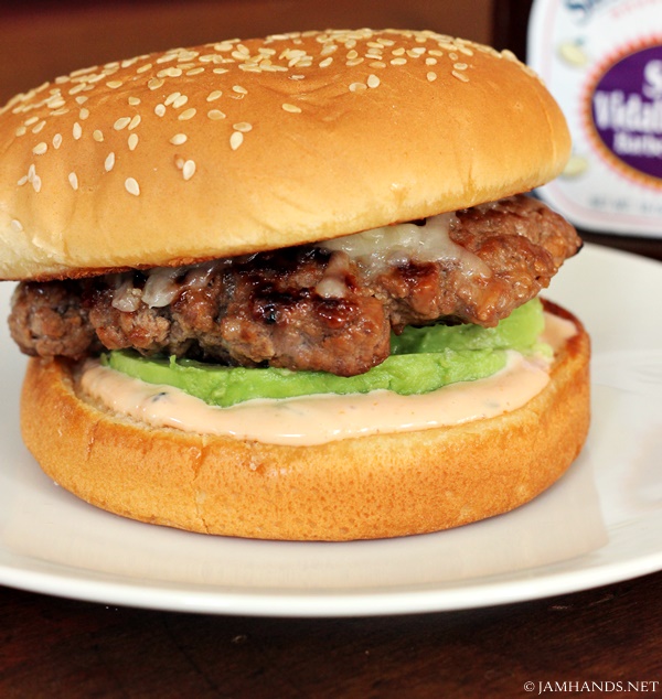 Barbecue, Monterey Jack & Avocado Burgers SweetBabyRays