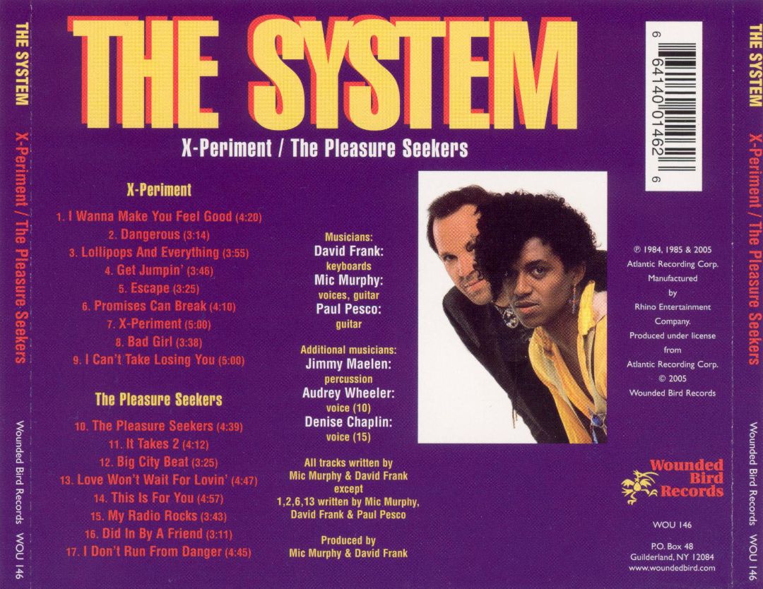 The System ‎ XPeriment / The Pleasure Seekers 2005