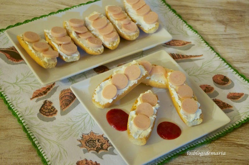 Briochée de queso y bocaditos de pechuga de pavo