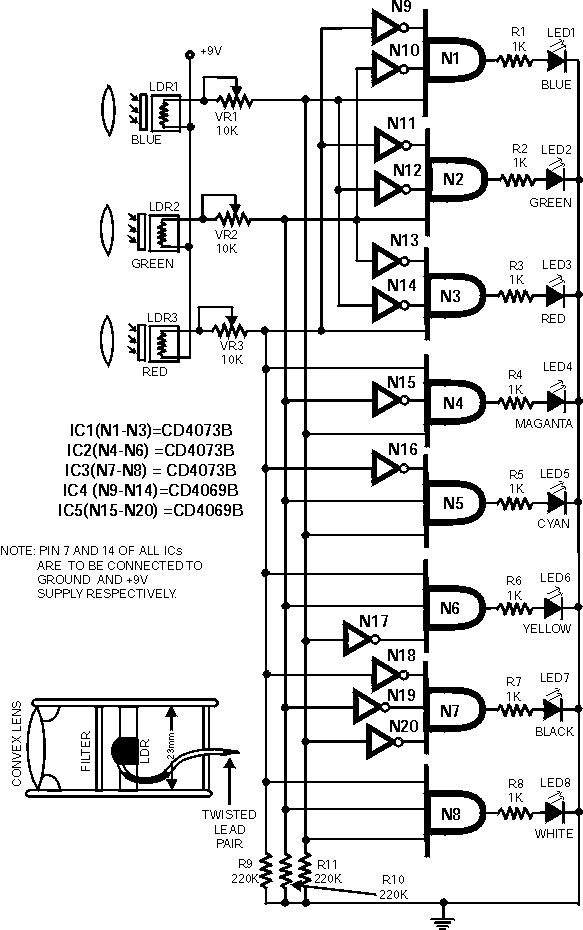 Elec-Circuit: Sensor circuit