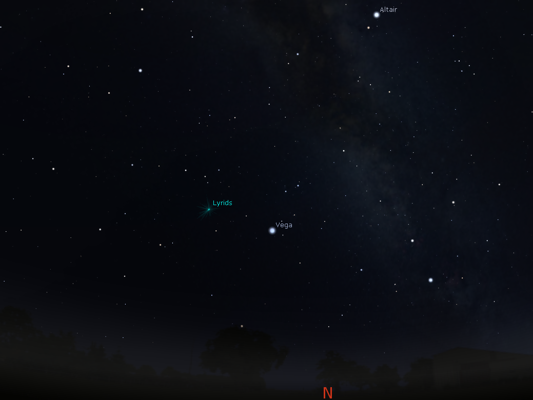 Astroblog The 2018 Australian Lyrid Meteor Shower, Morning 23 April