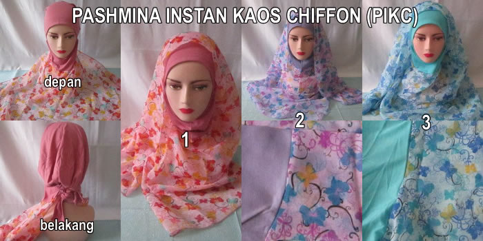 This is Your Hijab's Style: Pashmina Instan Kaos Chiffon