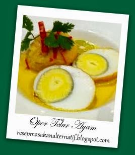 Resep Opor Telur Ayam  Resep Masakan Indonesia Praktis