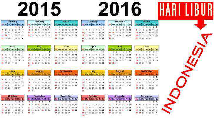 Daftar Hari Libur UMUM Nasional Indonesia Daftar Hari Libur UMUM Nasional Indonesia
