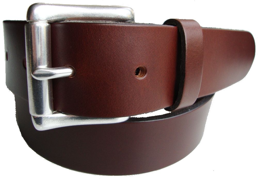 GR8 Clothing Co: Mens Real Leather Belt - Brown Hide Belt