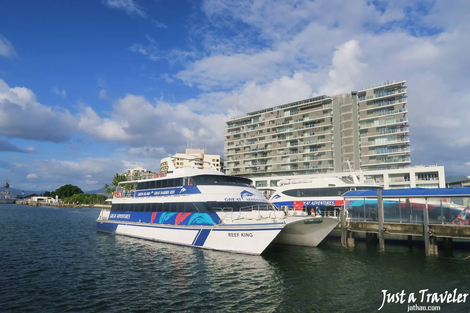 凱恩斯-港口-大堡礁-綠島-翡翠島-內堡礁-交通-推薦-旅遊-自由行-澳洲-Carins-Great-Barrier-Reef-Green-Island-Fitzroy-Island-Ferry-Terminal-Travel-Australia