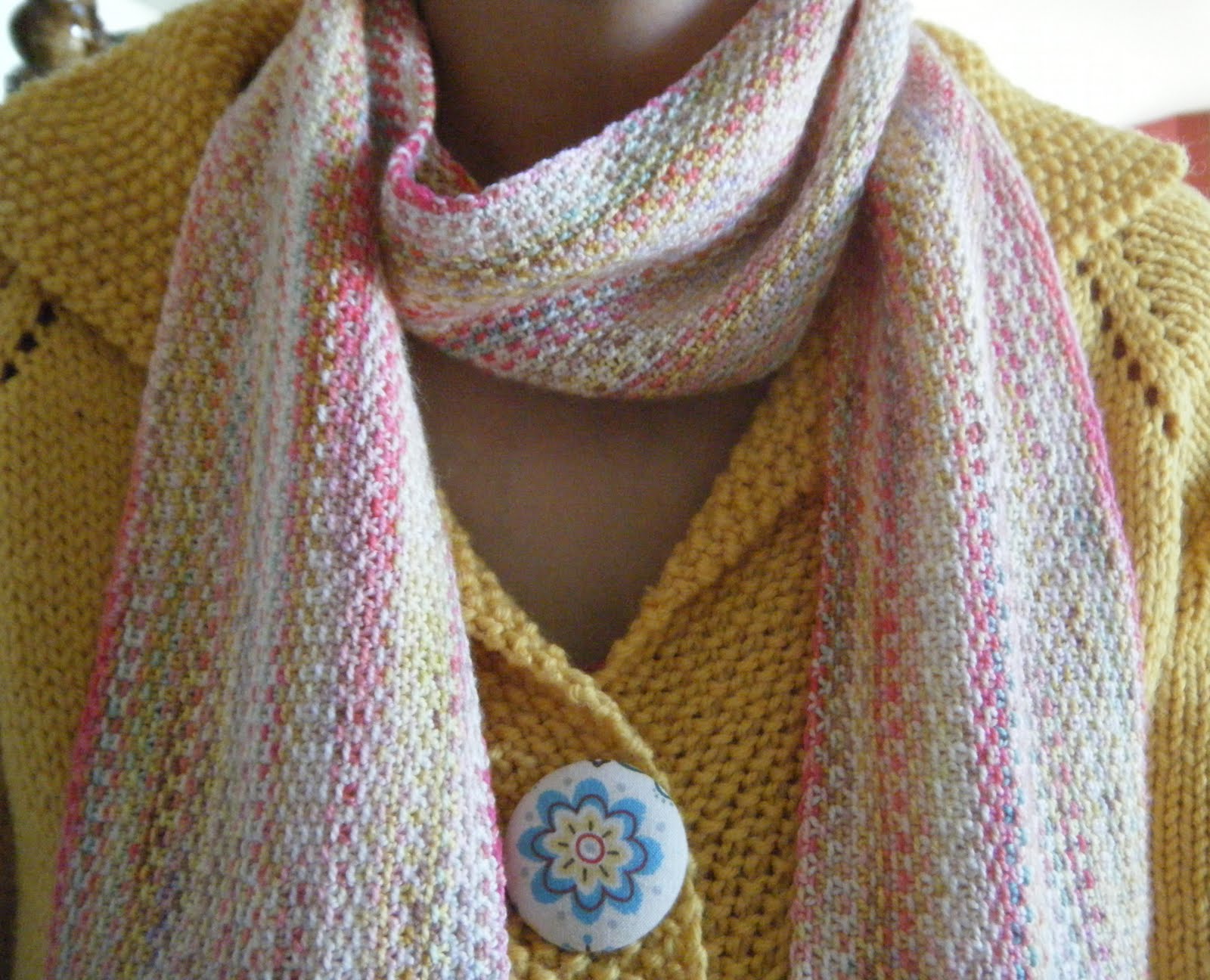 autumngeisha FO Linen Stitch Scarf