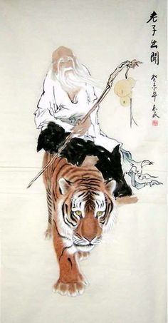 Lao Zi y el tigre