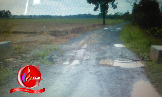 Habcur Belum Setahun, Hotmik Jalan Pujosari Sudah Hancur