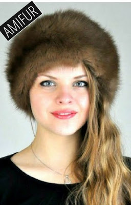 Sable fur hat 