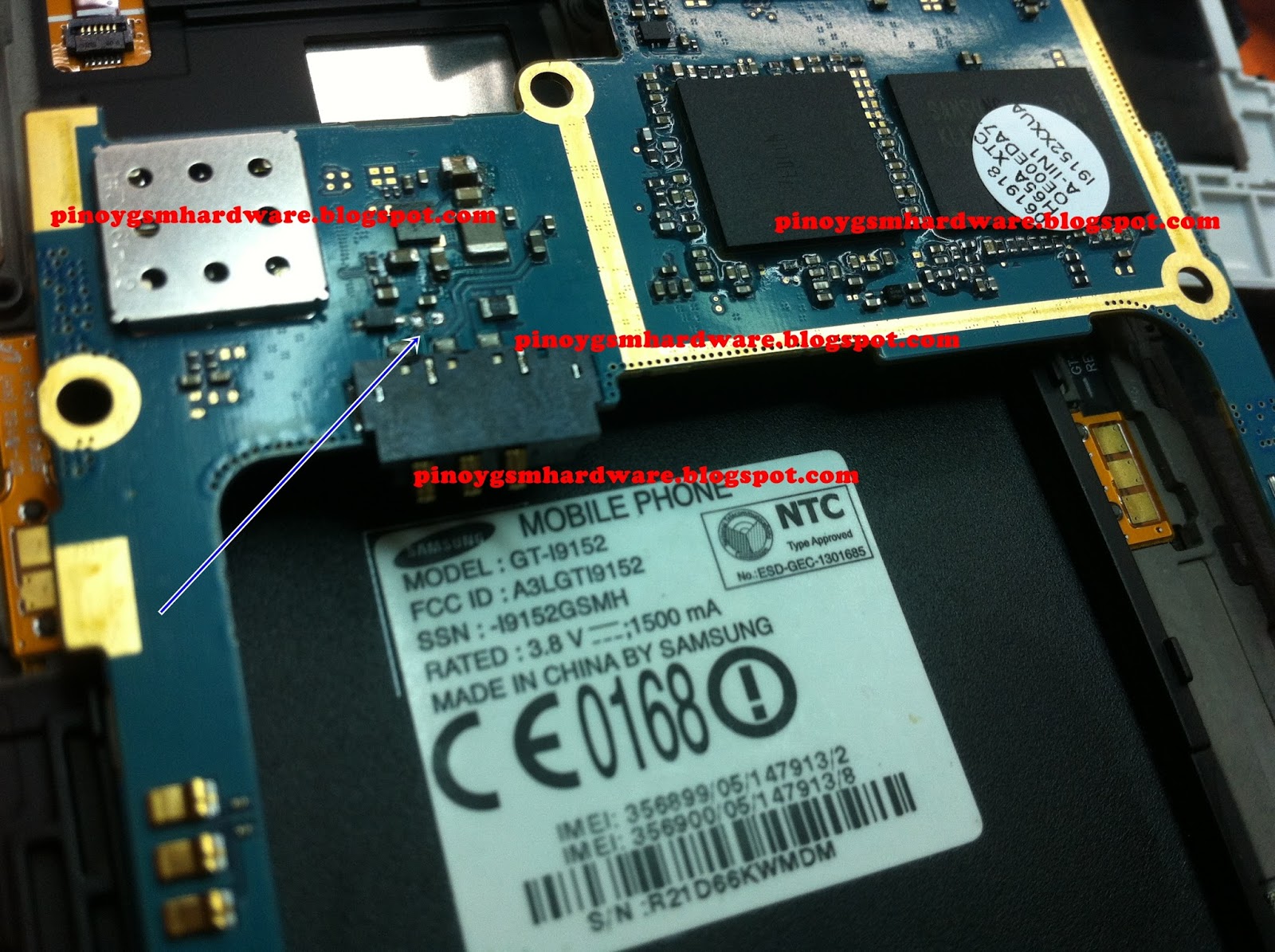 Samsung i9152 Shorted Solution ~ Basic Hardware Tips And Tricks