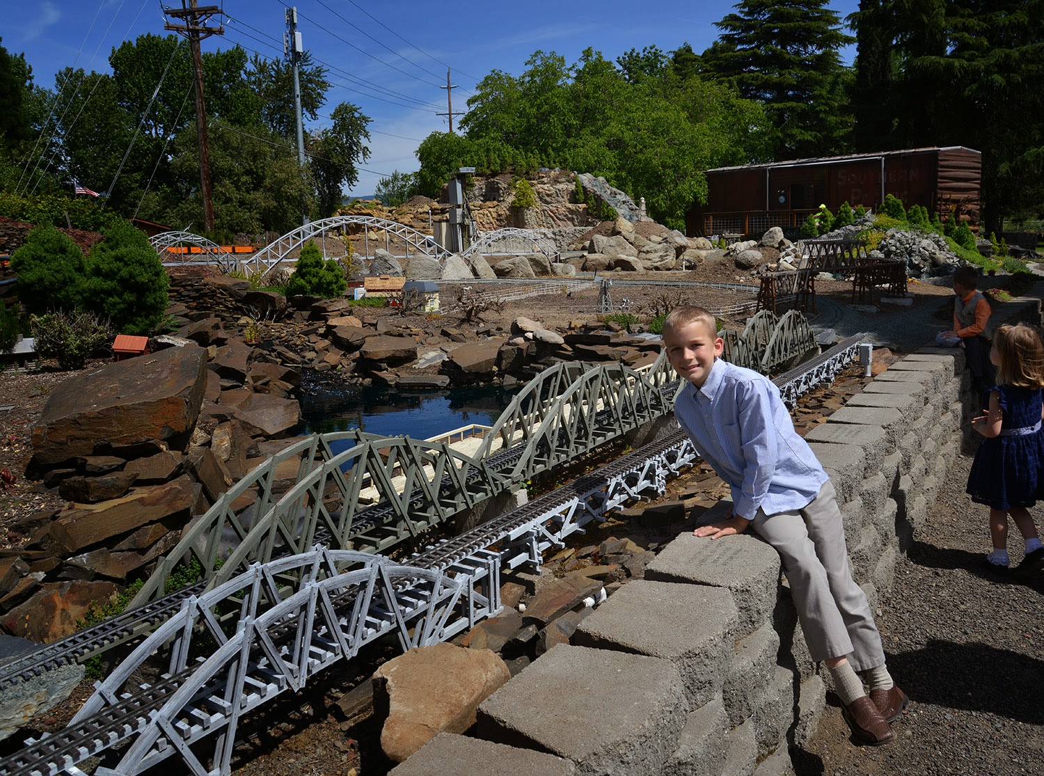 Medford Railroad Park lightinleaves