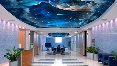 New 3d ceiling art designs for modern interior